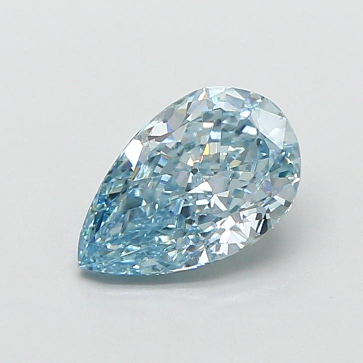 1.16 Ct. Fancy Vivid  Blue Pear Lab Grown Diamond