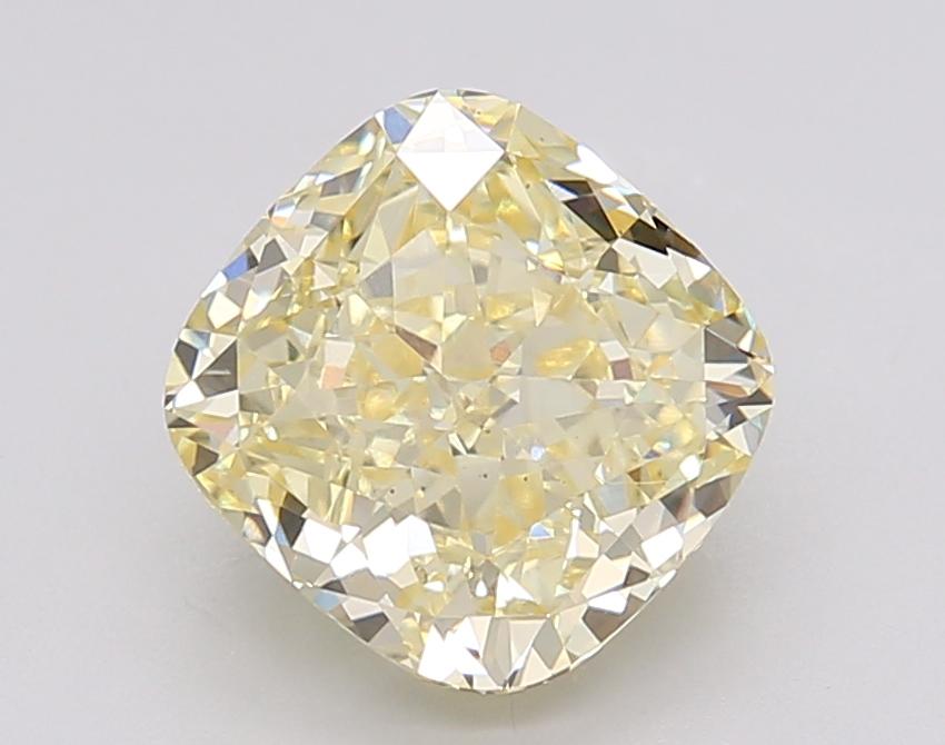 3.07 Ct. Fancy Intense Yellow Cushion Lab Grown Diamond
