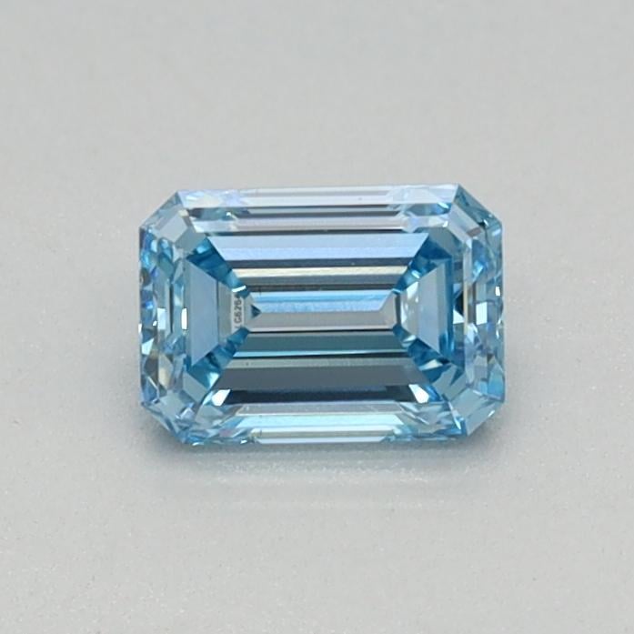 0.33 Ct. Fancy Intense Blue Emerald Lab Grown Diamond