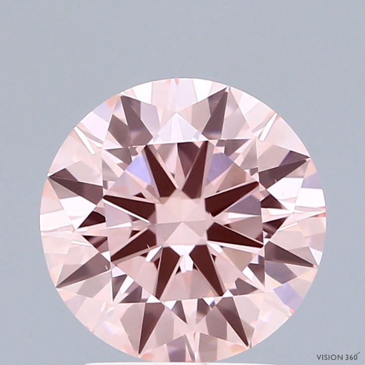 2.35 Ct. Fancy Intense Pink Round Lab Grown Diamond