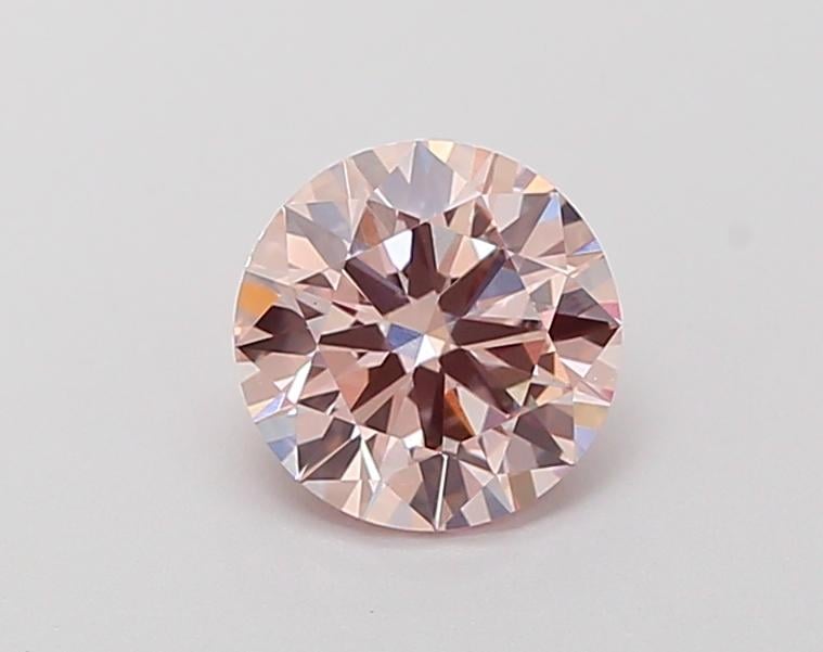 1.11 Ct. Fancy Light Pink Round Lab Grown Diamond