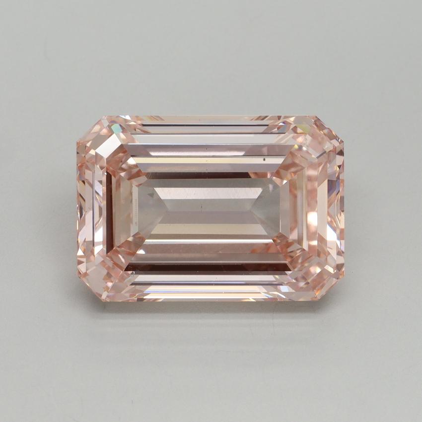 10.04 Ct. Fancy Intense Pink Emerald Lab Grown Diamond