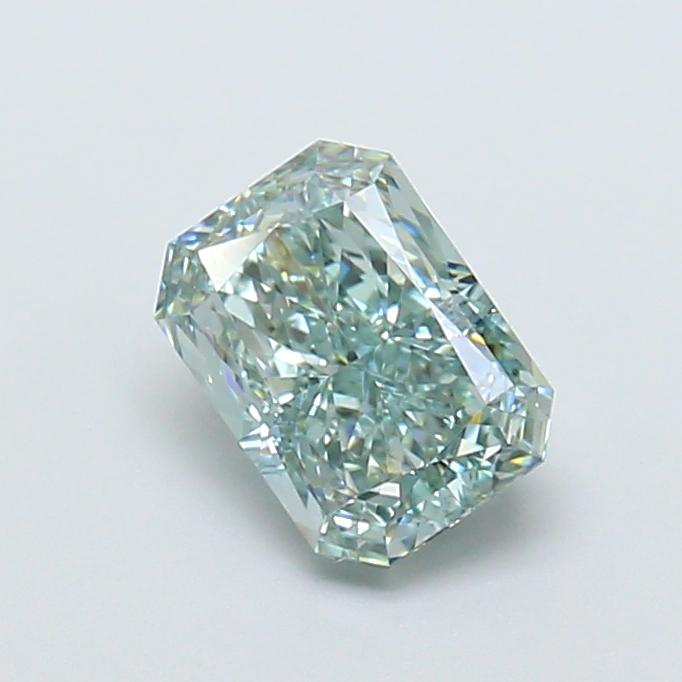 1.32 Ct. Fancy Intense Green Radiant Lab Grown Diamond