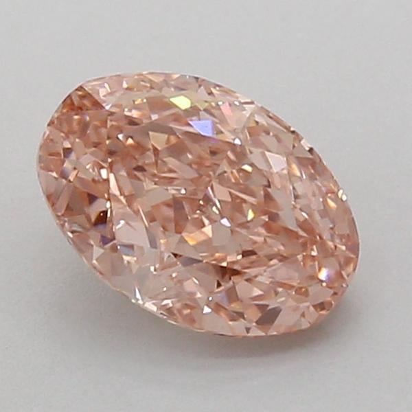 1.53 Ct. Fancy Vivid Pink Oval Lab Grown Diamond