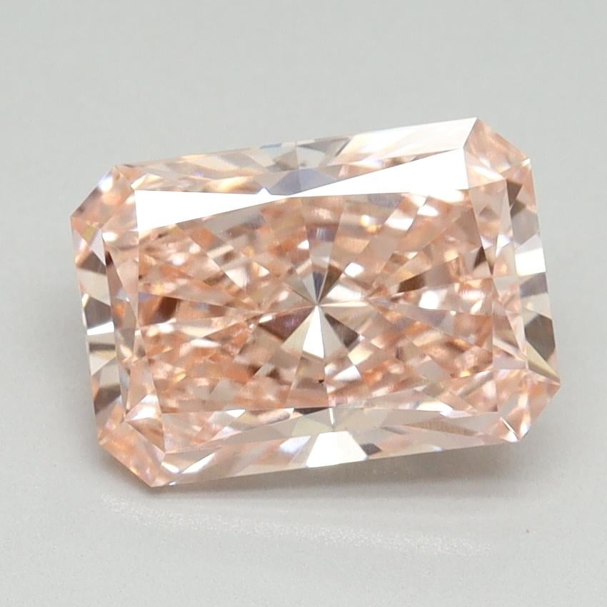2.10 Ct. Fancy Intense Pink Radiant Lab Grown Diamond