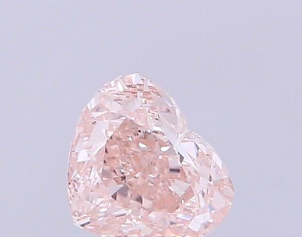 0.75 Ct. Fancy Light Pinkish Brown Heart Lab Grown Diamond