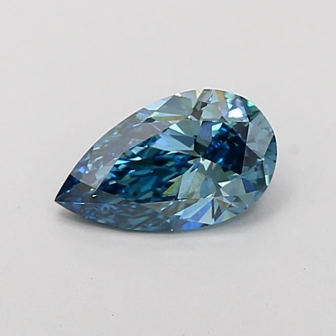 1.01 Ct. Fancy Vivid Blue Pear Lab Grown Diamond