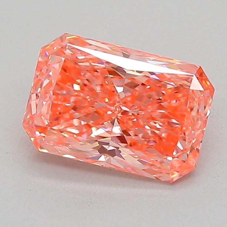 1.07 Ct. Fancy Vivid  Pink Radiant Lab Grown Diamond