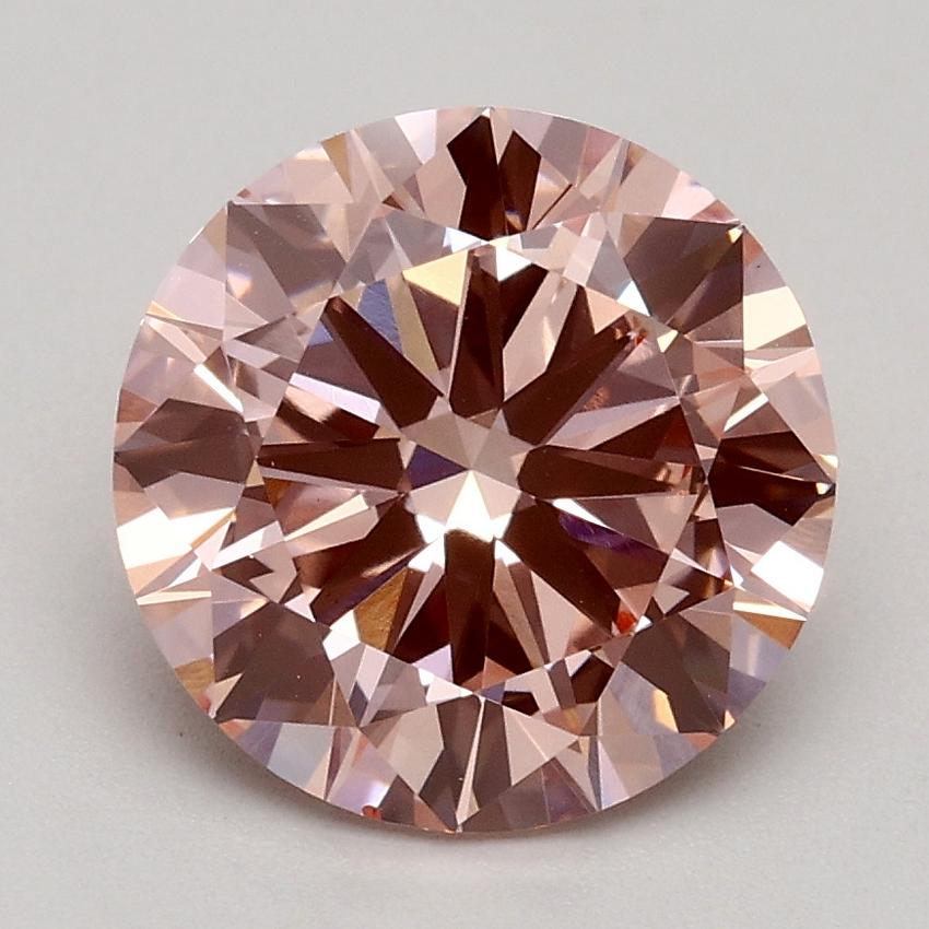 2.01 Ct. Fancy Pink Round Lab Grown Diamond