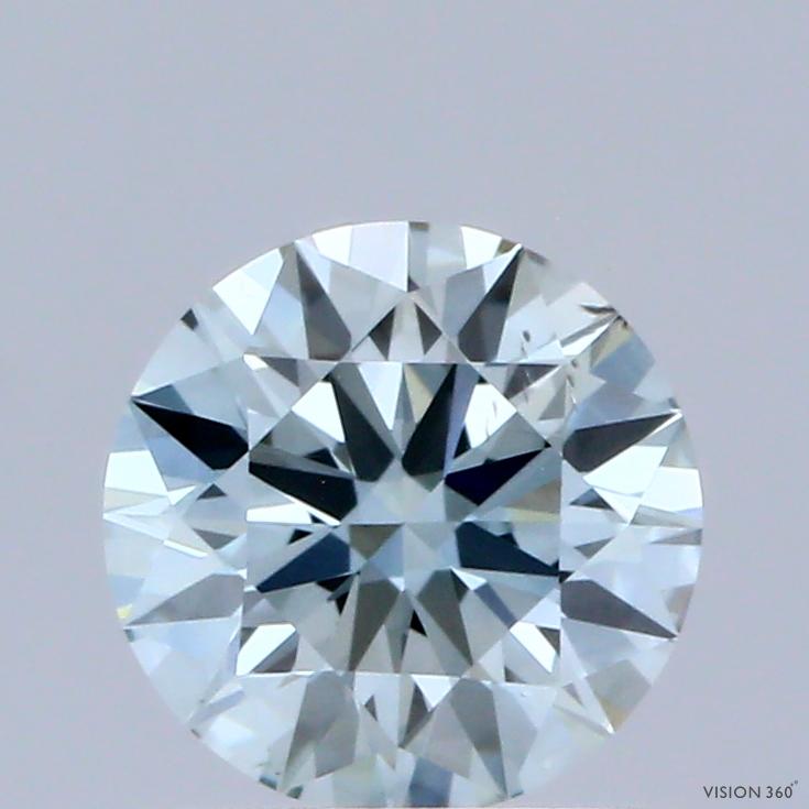 1.00 Ct. Fancy Green Round Lab Grown Diamond