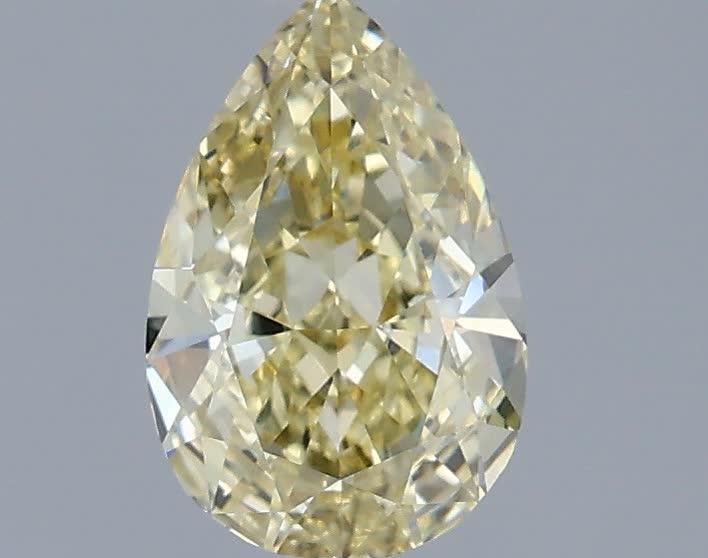 1.06 Ct. Fancy Yellow Pear Lab Grown Diamond