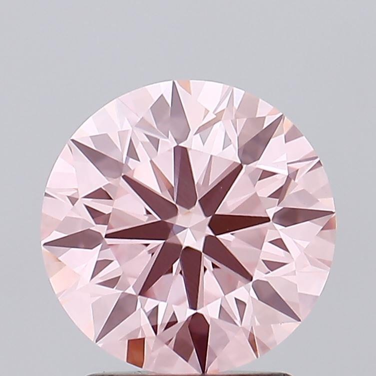 2.22 Ct. Fancy Intense Pink Round Lab Grown Diamond