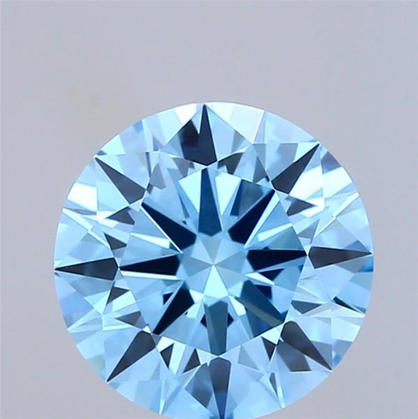 2.02 Ct. Fancy Vivid Blue Round Lab Grown Diamond