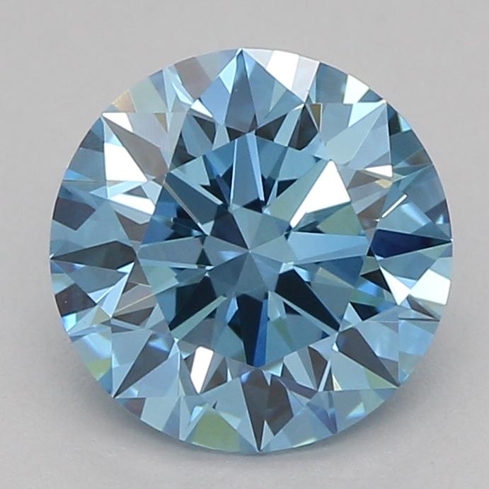 1.03 Ct. Fancy Vivid Blue Round Lab Grown Diamond