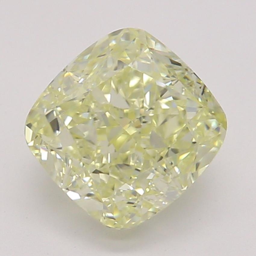 0.83 Ct. Fancy Light Yellow Cushion Diamond