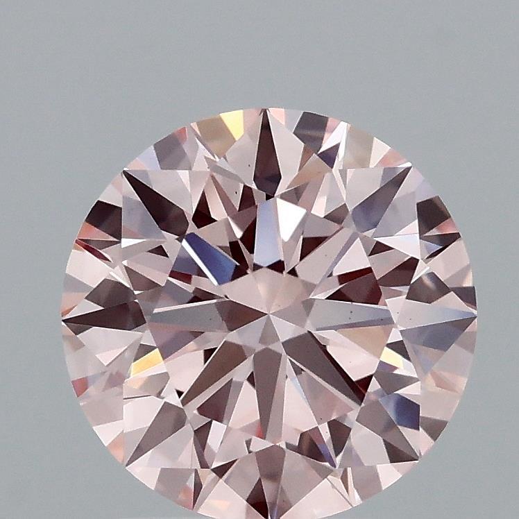 2.03 Ct. Fancy Intense Pink Round Lab Grown Diamond