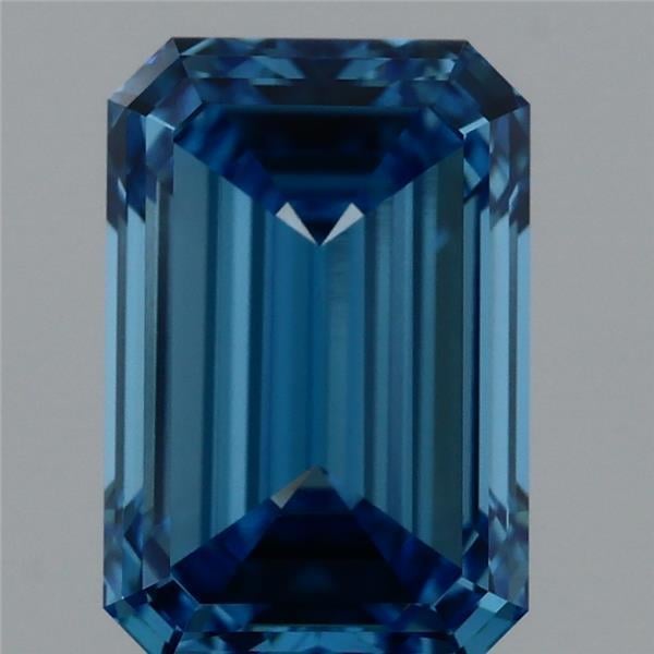 2.00 Ct. Fancy Vivid Blue Emerald Lab Grown Diamond