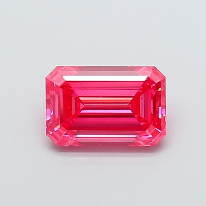 2.01 Ct. Fancy Vivid  Pink Emerald Lab Grown Diamond