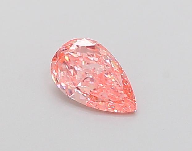 0.45 Ct. Fancy Vivid Pink Pear Lab Grown Diamond