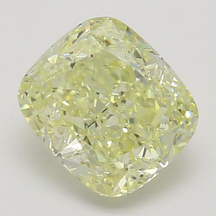 0.76 Ct. Fancy Yellow Cushion Diamond