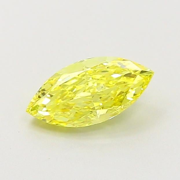 0.55 Ct. Fancy Intense  Yellow Marquise Lab Grown Diamond