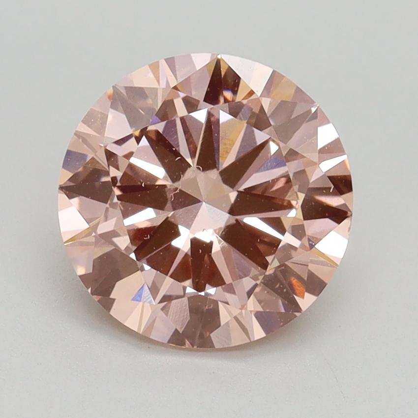 2.30 Ct. Fancy Intense Pink Round Lab Grown Diamond