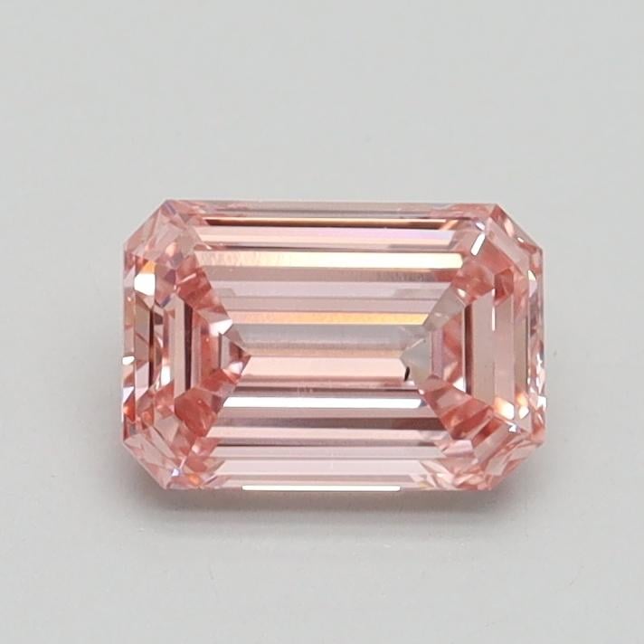 0.70 Ct. Fancy Intense Pink Emerald Lab Grown Diamond