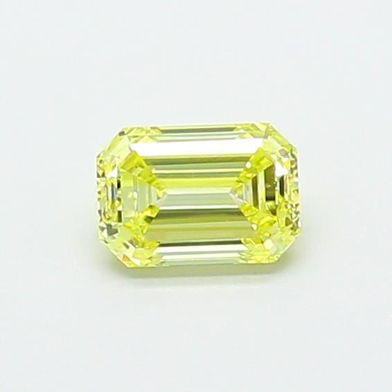 0.50 Ct. Fancy Intense  Yellow Emerald Lab Grown Diamond