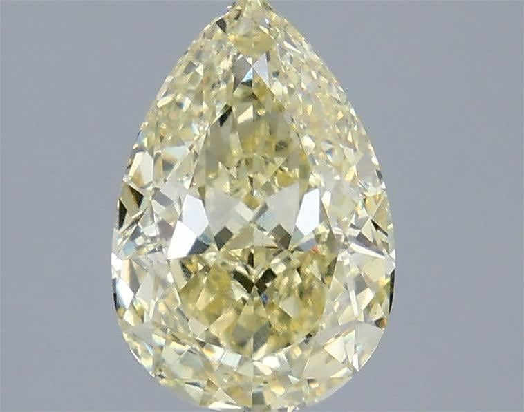 2.53 Ct. Fancy Intense Yellow Pear Lab Grown Diamond
