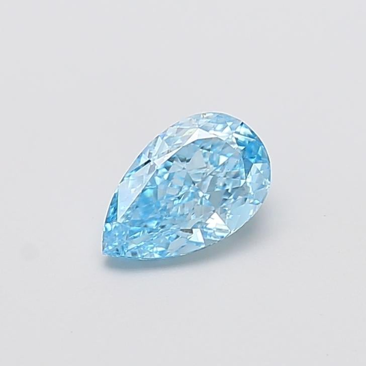 1.06 Ct. Fancy Vivid  Blue Pear Lab Grown Diamond