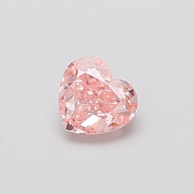 0.74 Ct. Fancy Intense  Pink Heart Lab Grown Diamond