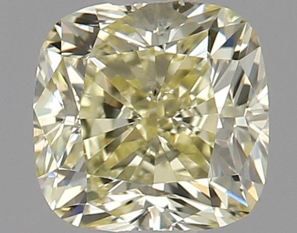 0.73 Ct. Fancy Yellow Cushion Diamond