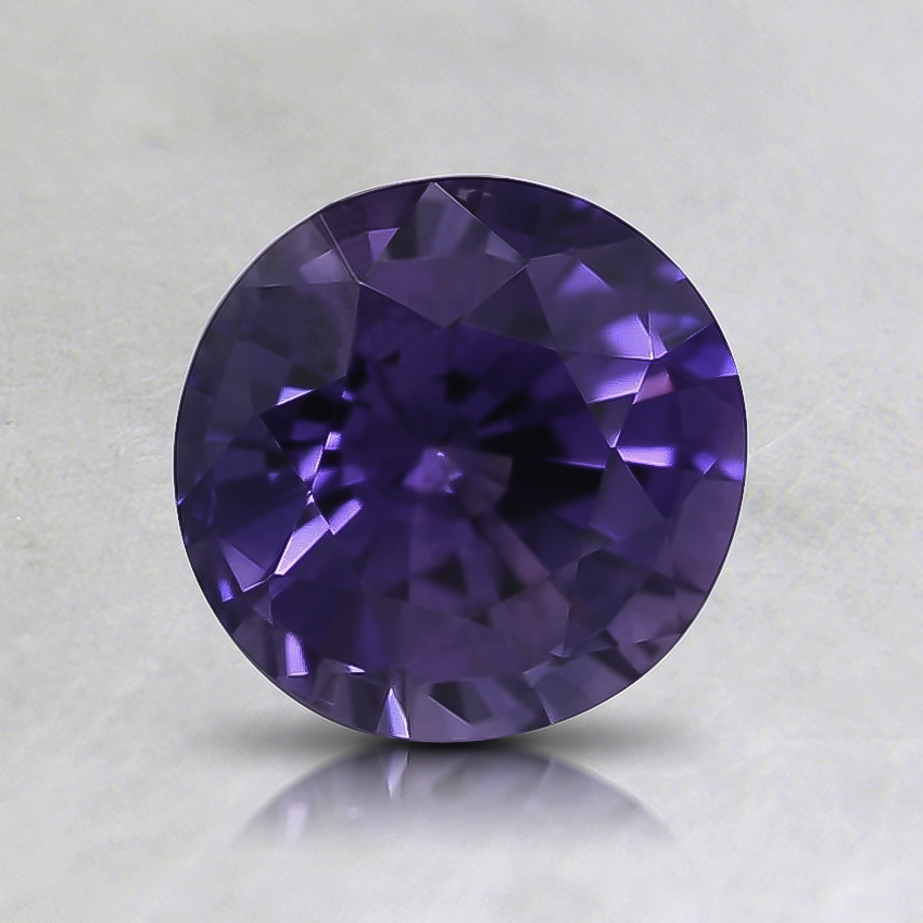 6.3mm Purple Round Sapphire