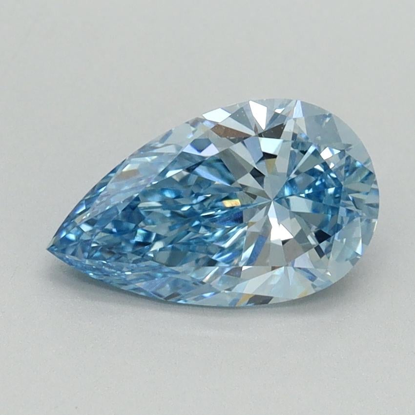 1.19 Ct. Fancy Vivid Blue Pear Lab Grown Diamond