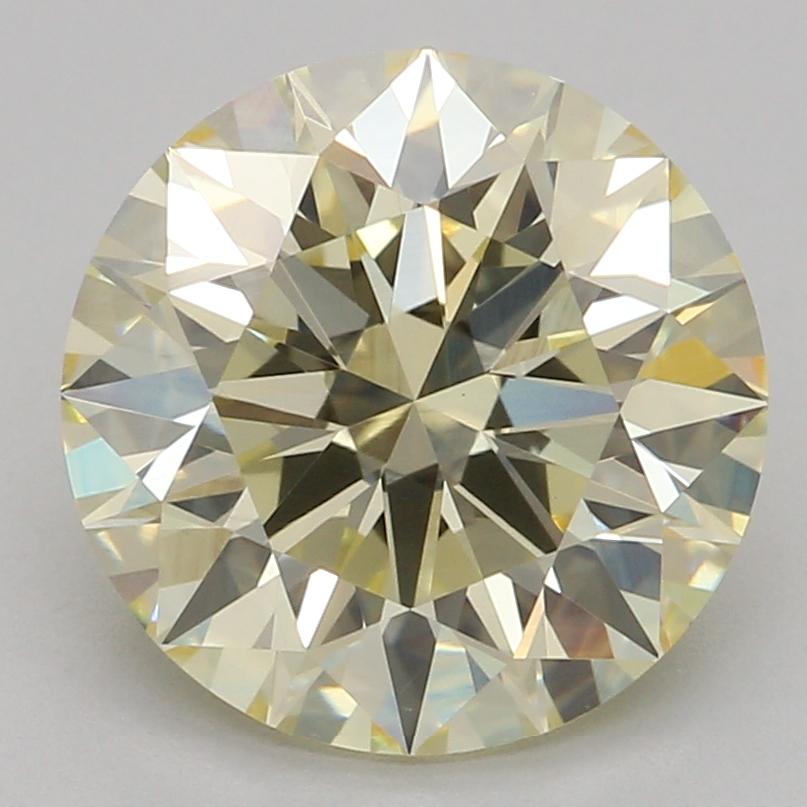 2.04 Ct. Fancy Light Yellow Round Lab Grown Diamond