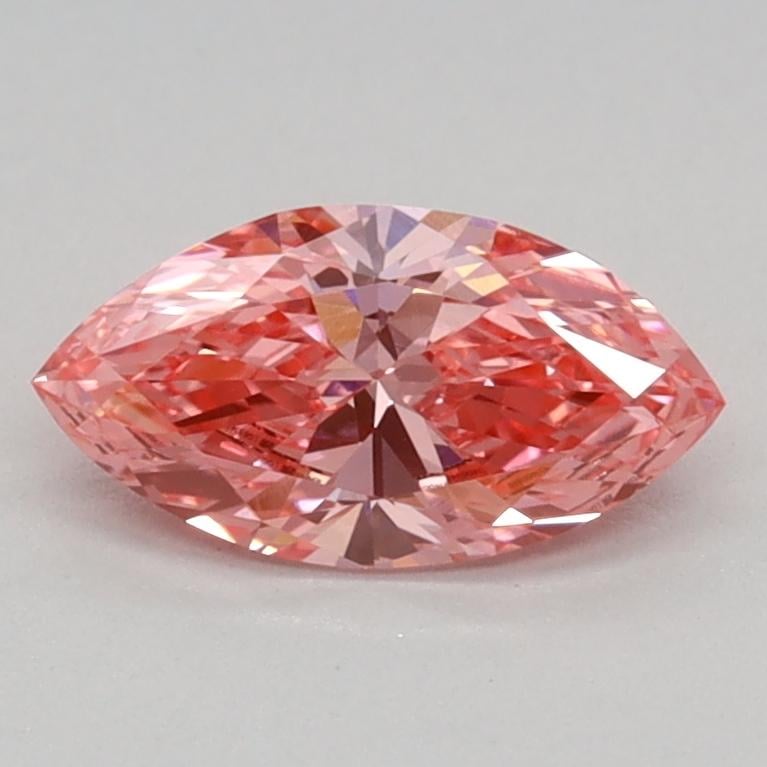 0.38 Ct. Fancy Vivid Pink Marquise Lab Grown Diamond