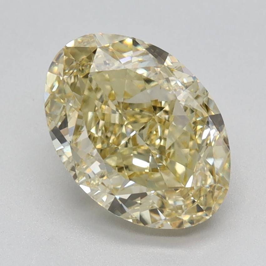 2.13 Ct. Fancy Intense Yellow Oval Lab Grown Diamond