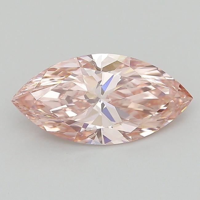 2.51 Ct. Fancy Vivid  Pink Marquise Lab Grown Diamond