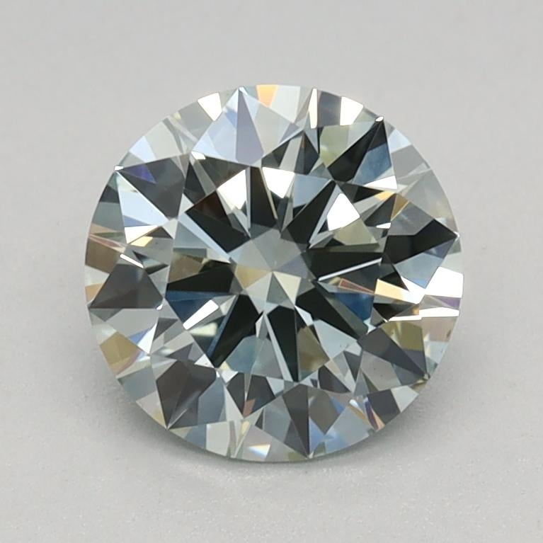 0.90 Ct. Fancy Green Round Lab Grown Diamond