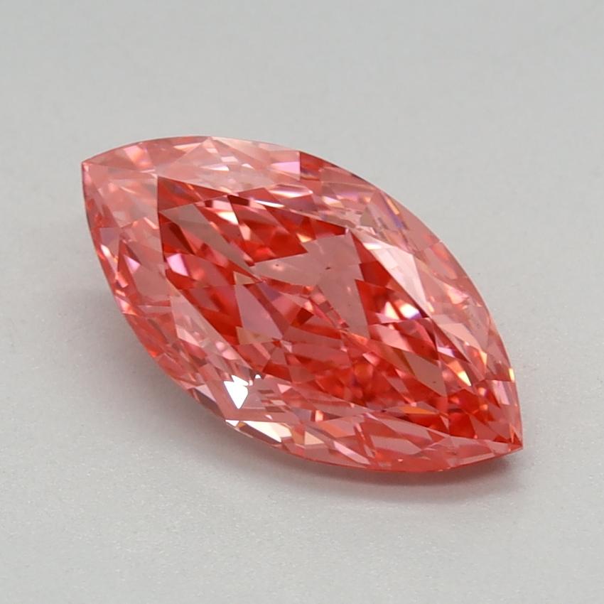 1.30 Ct. Fancy Vivid Pink Marquise Lab Grown Diamond