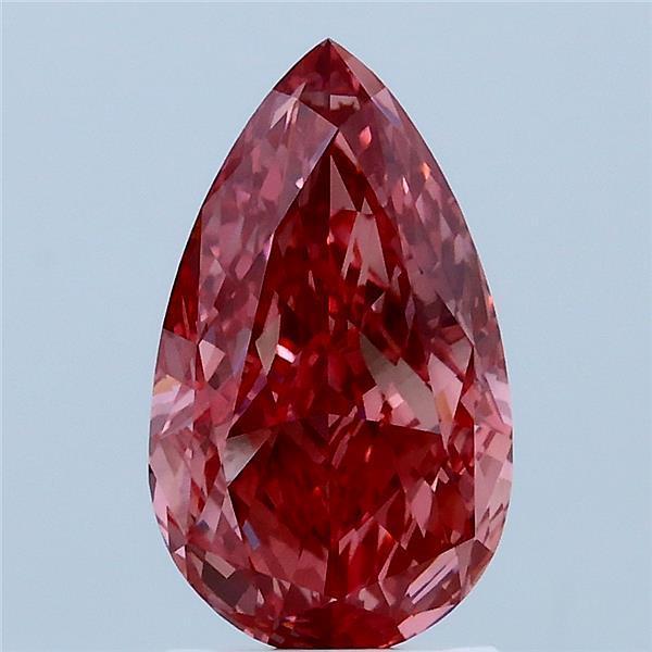 2.21 Ct. Fancy Vivid Pink Pear Lab Grown Diamond