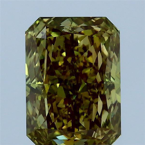 2.12 Ct. Fancy Intense Green Yellow Radiant Lab Grown Diamond