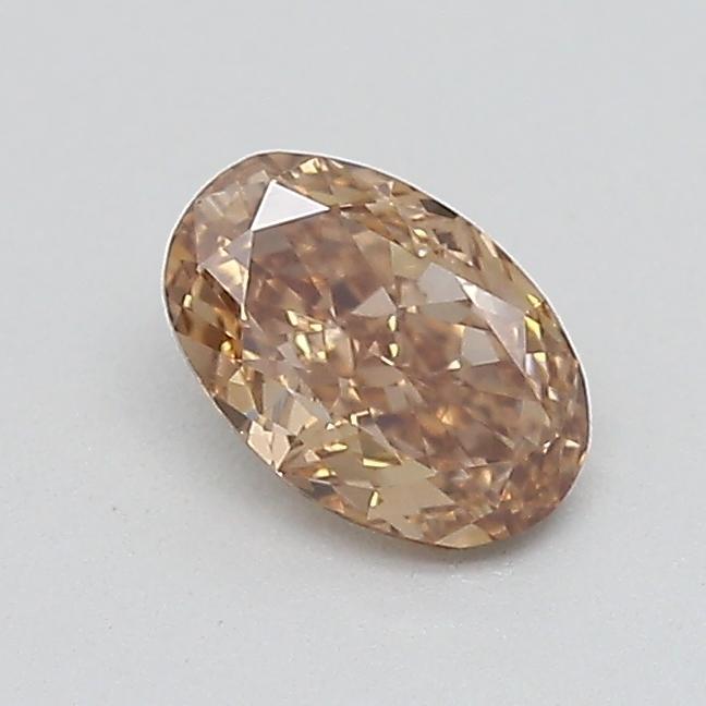 0.28 Ct. Light  Brown Oval Lab Grown Diamond