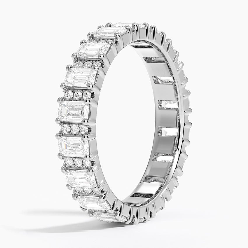 Naya Lab Diamond Ring in 18K White Gold