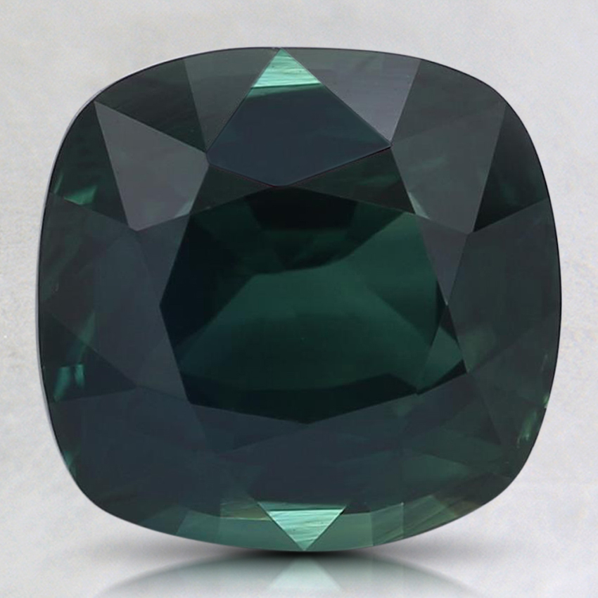 8.8x8.5mm Premium Teal Cushion Sapphire