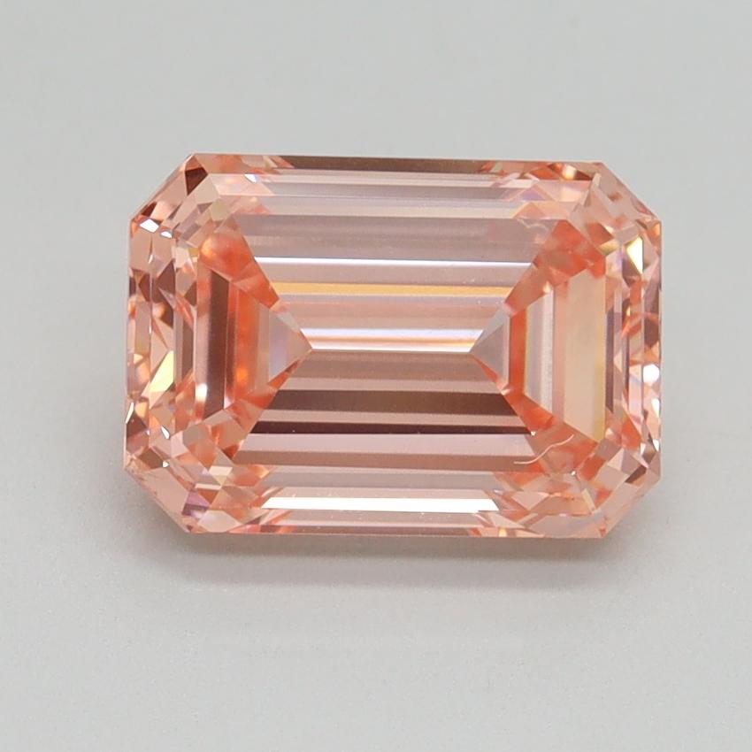 2.50 Ct. Fancy Intense Pink Emerald Lab Grown Diamond