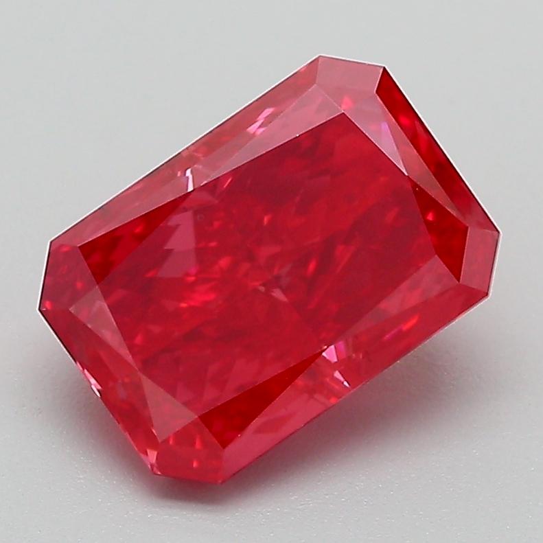 2.11 Ct. Fancy Vivid Pink Radiant Lab Grown Diamond