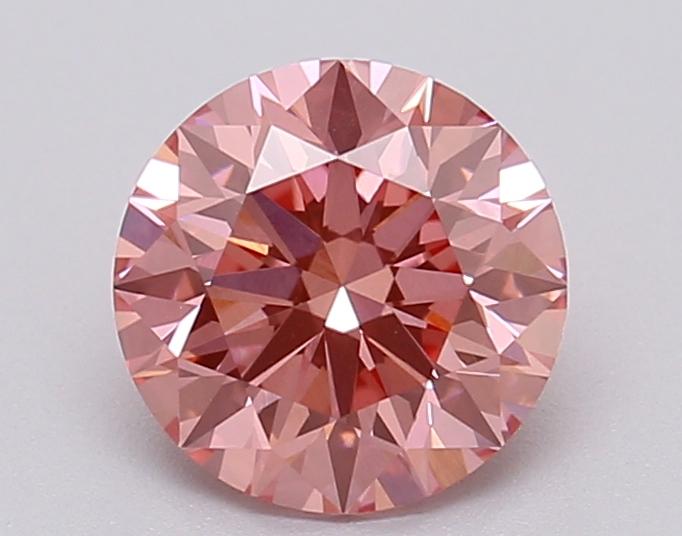 1.02 Ct. Fancy Vivid Pink Round Lab Grown Diamond