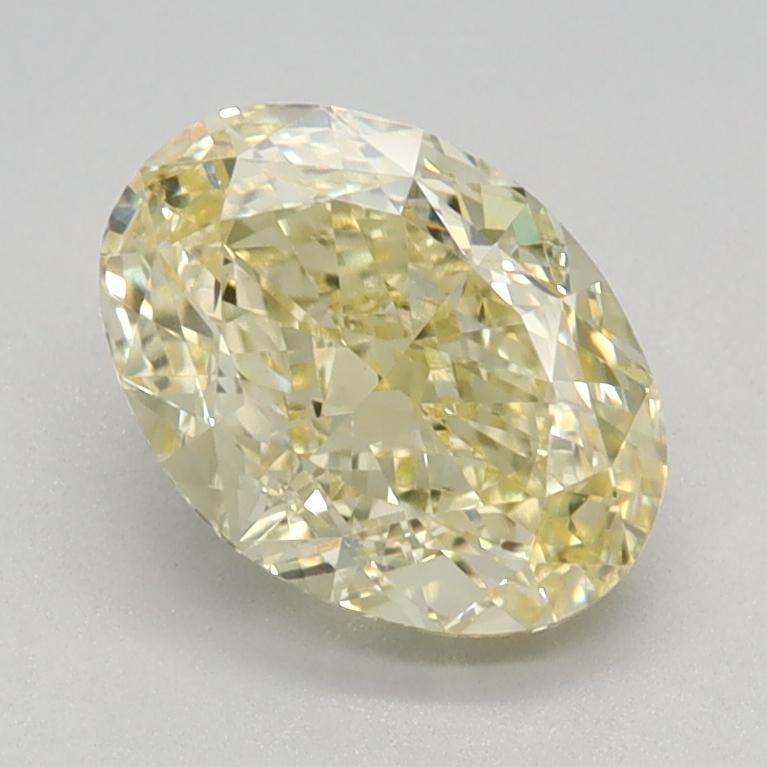 1.31 Ct. Fancy Intense Yellow Oval Lab Grown Diamond