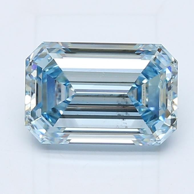 2.04 Ct. Fancy Blue Emerald Lab Grown Diamond